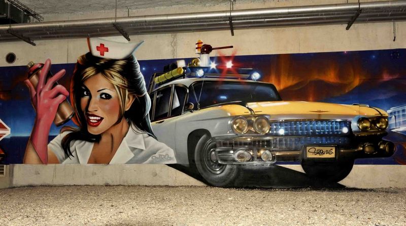 Le Street art envahit l’ancien hôpital de lagny-sur-Marne