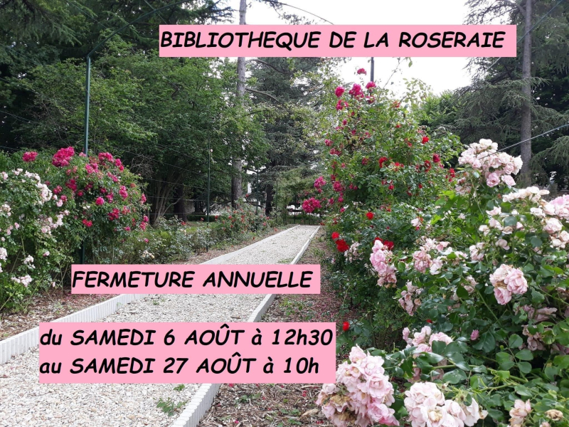 FERMETURE ANNUELLE 2022
